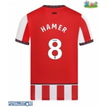 Sheffield United Gustavo Hamer #8 Hjemmedrakt 2025-26 Kortermet